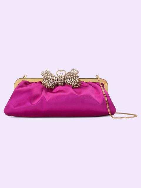 GUCCI Satin handbag with bow