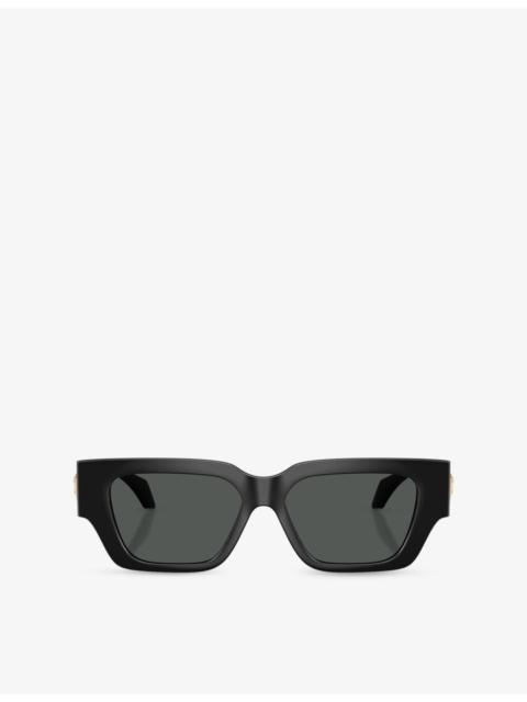 VERSACE VE4497U Square-Frame Injected Sunglasses