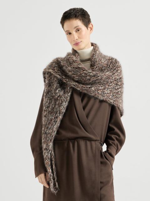 Brunello Cucinelli Mohair knit shawl