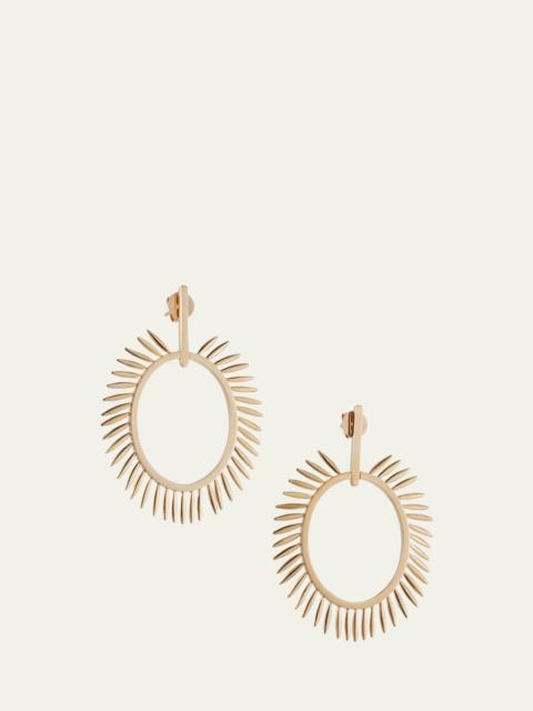 ILEANA MAKRI 18K Yellow Gold Grass Sunny Earrings