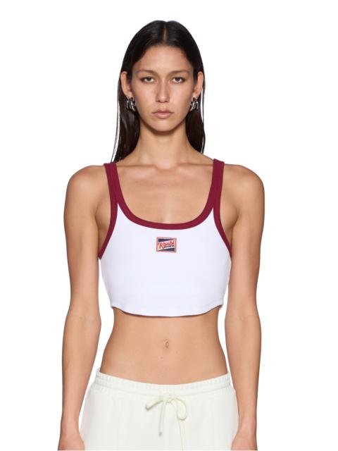 Ksubi BADGE CHLOE CROP TANK OFF WHITE