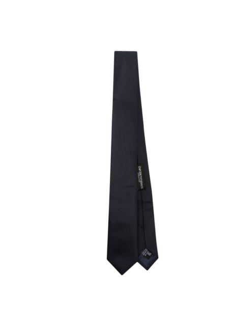 gabardine silk tie