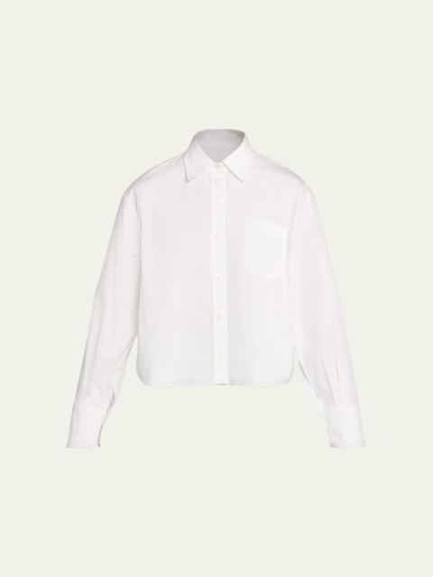MARIA McMANUS Organic Cotton Cropped Button-Down Shirt