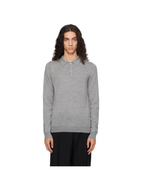 Lanvin Gray Classic Polo