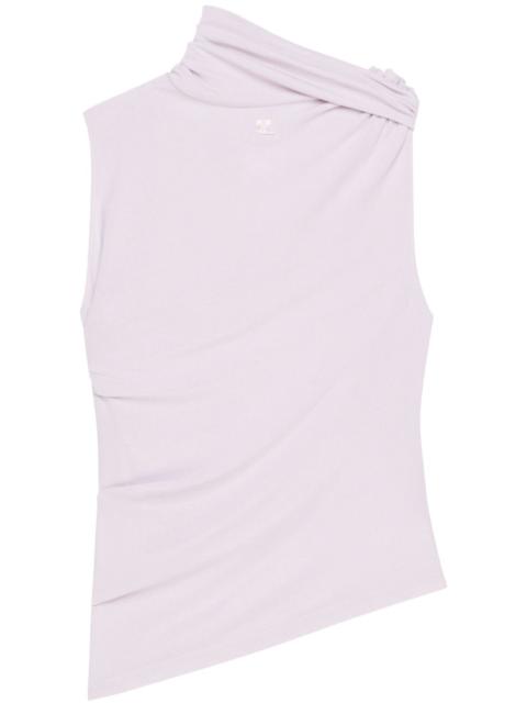 courrèges draped top