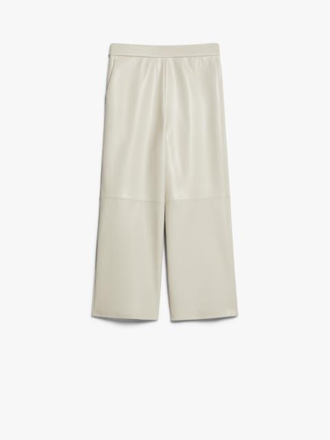 'S Max Mara LUCIANA Coated fabric trousers