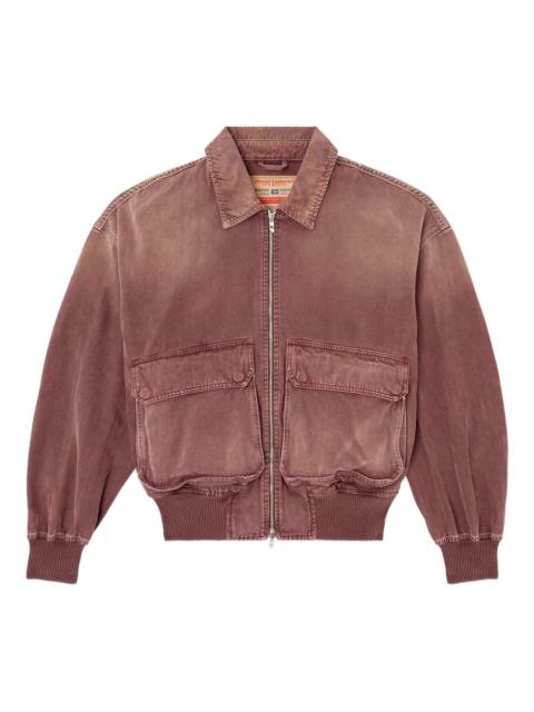 Diesel flap-pockets cotton denim jacket