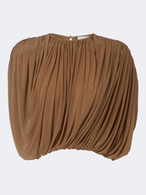 MAGDA BUTRYM Draped jersey crop top