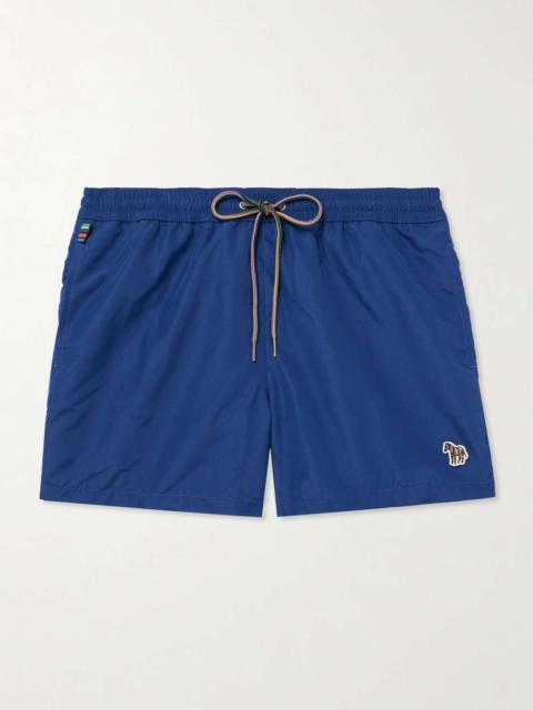 Logo-Appliquéd Straight-Leg Mid-Length Recycled Swim Shorts