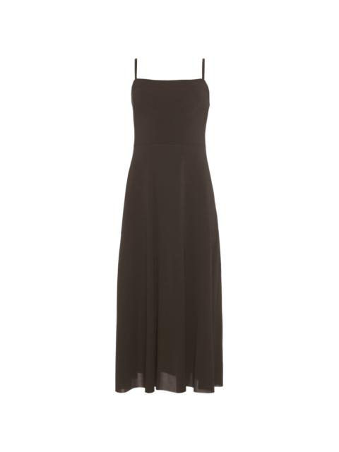 Mila flared maxi dress