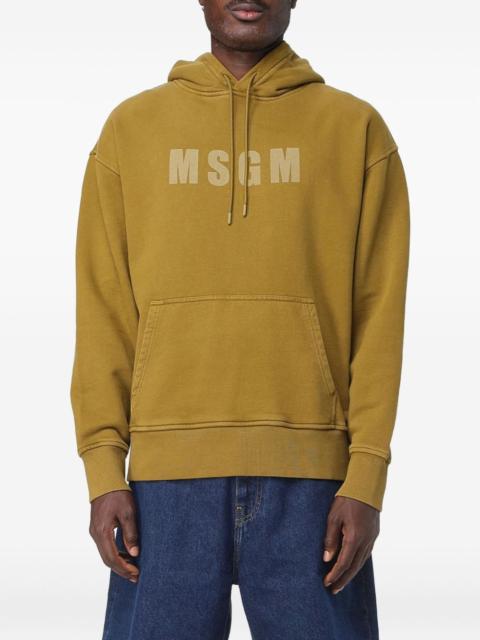 MSGM logo-print hoodie