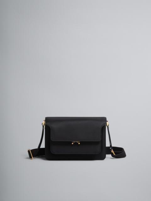 Marni TRUNK LIGHT MEDIUM BAG IN BLACK NYLON