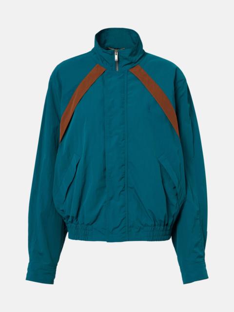 SAINT LAURENT Cassandre faille technical jacket