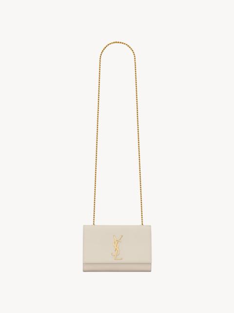 SAINT LAURENT KATE SMALL IN GRAIN DE POUDRE EMBOSSED LEATHER