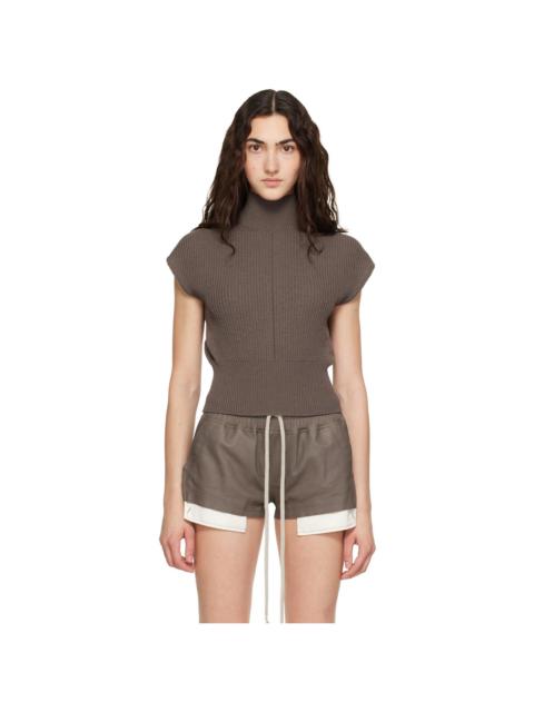 Rick Owens Gray Tower SL Turtleneck