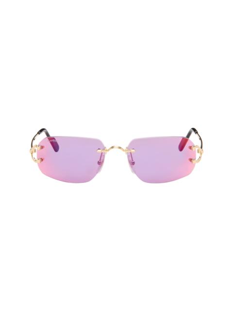 Cartier Gold Classic C Motif Sunglasses