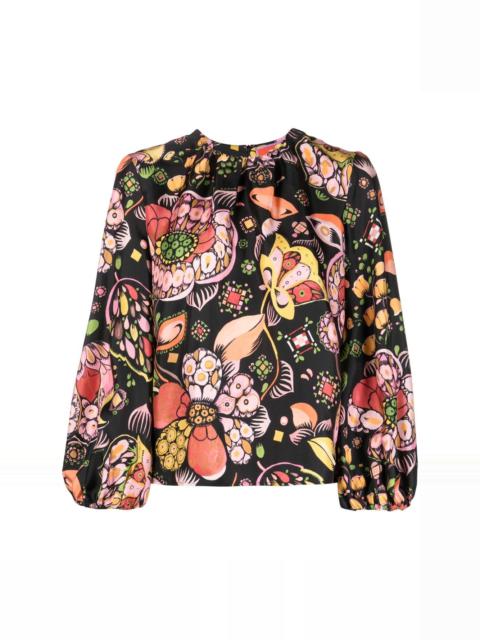 Charming silk blouse