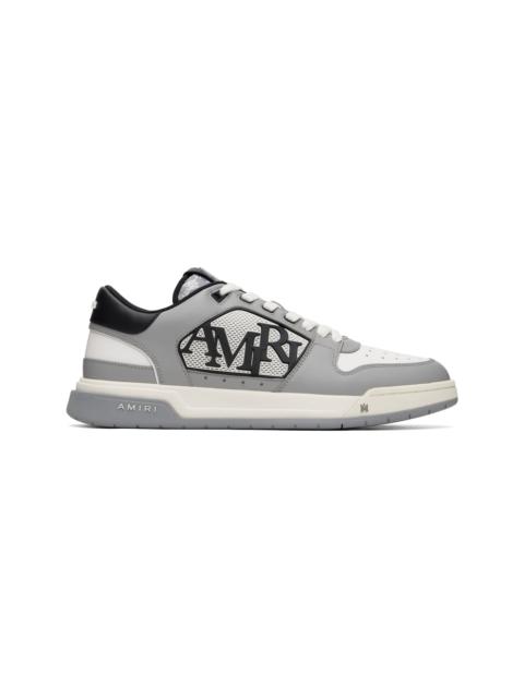 AMIRI Gray & White Classic Low Sneakers