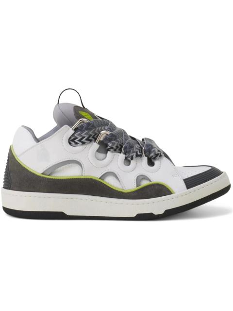 Lanvin Lanvin Leather Curb White Grey