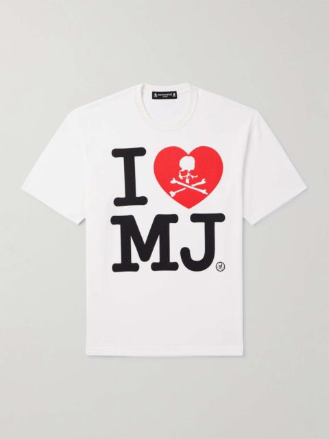 MASTERMIND WORLD Printed Cotton-Jersey T-Shirt