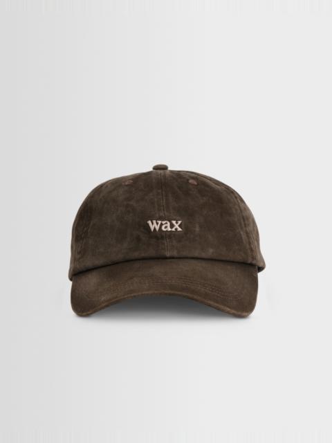 Wax London Spencer - Washed Brown Heavy Cotton Twill Sports Cap