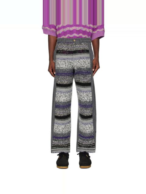 vitelli Gray Paneled Jeans
