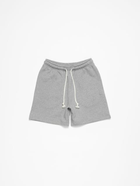 Acne Studios Fleece shorts - Light Grey Melange