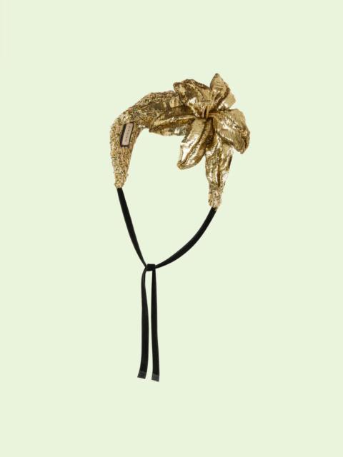 GUCCI Hairband with flower