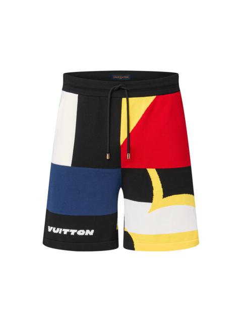 Louis Vuitton Jacquard Cotton Knit Shorts