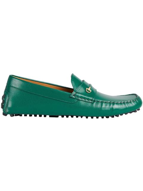 GUCCI Gucci Horsebit Driver Loafers Green