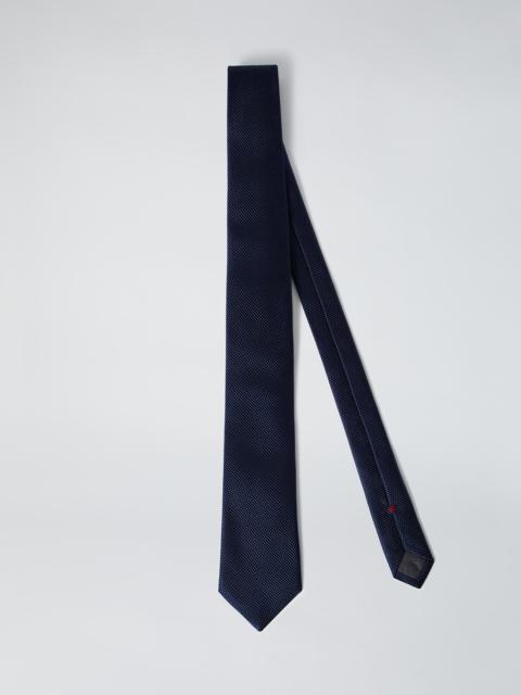 Brunello Cucinelli Textured silk twill tie