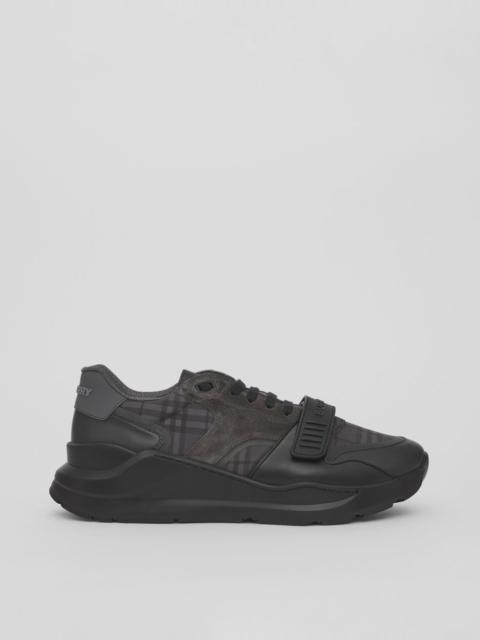 Burberry Vintage Check, Leather and Suede Sneakers