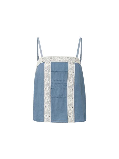 VERONICA BEARD OLIVANA LACE TANK TOP