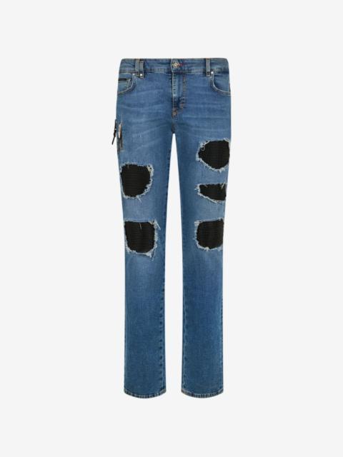 PHILIPP PLEIN Rockstar ripped jeans