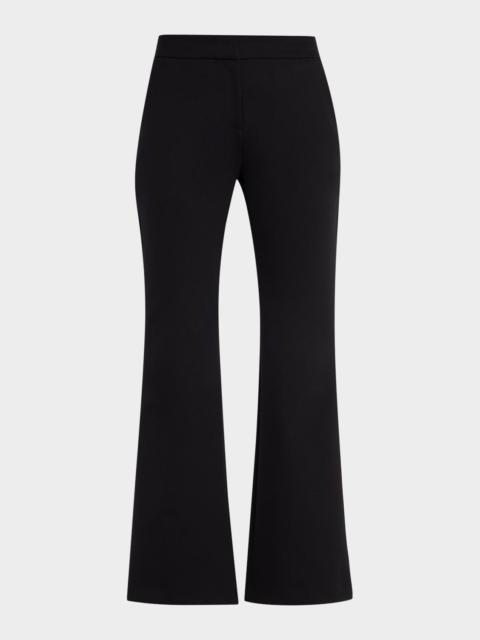 Lafayette 148 New York Gates Cropped Flare-Leg Pants