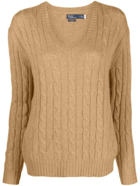 Polo Ralph Lauren cable-knit cashmere jumper