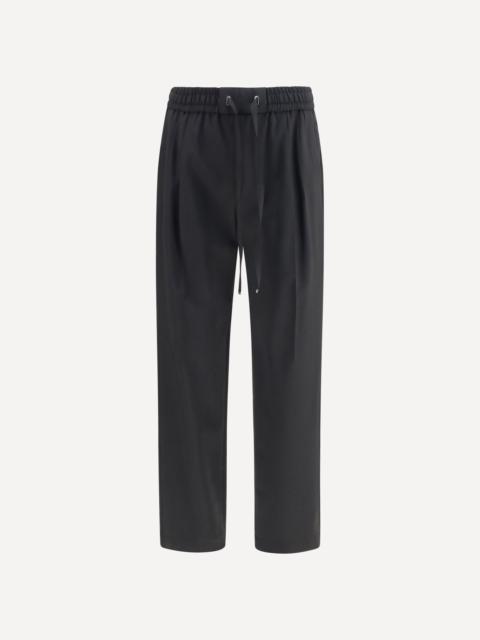 Dolce & Gabbana Wool gabardine jogger Pants