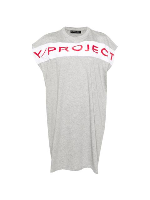 Y/Project logo-print cotton dress