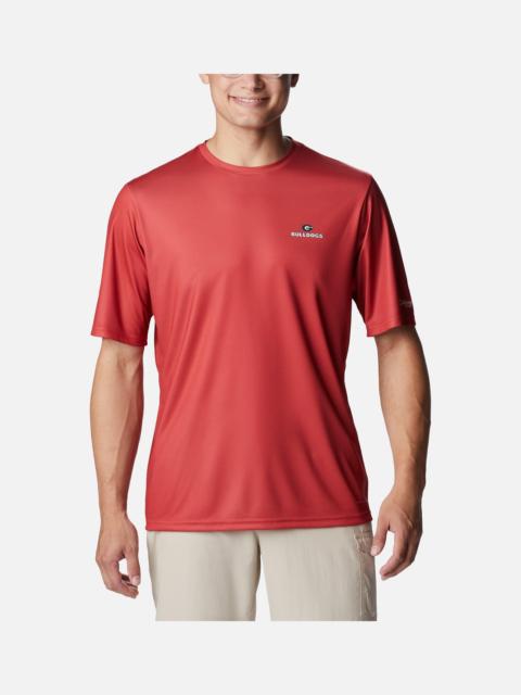 Columbia Men's Collegiate PFG Terminal Tackle Short Sleeve Shirt - Georgia