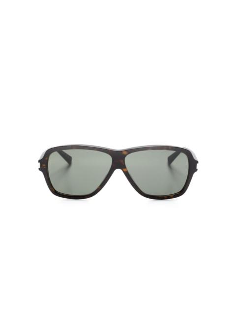 SAINT LAURENT Carolyn oversized-frame sunglasses