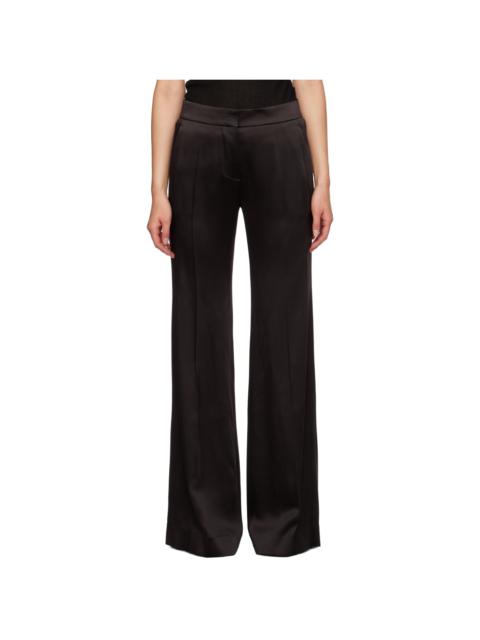 Brown Flared Trousers