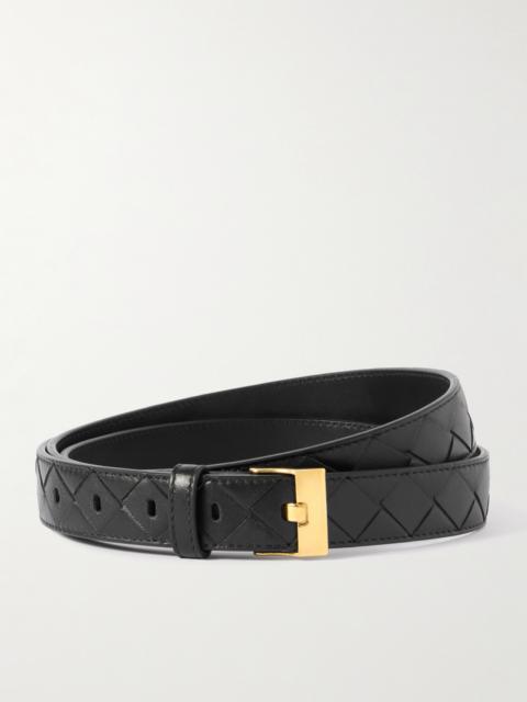 Bottega Veneta Intrecciato Leather Belt
