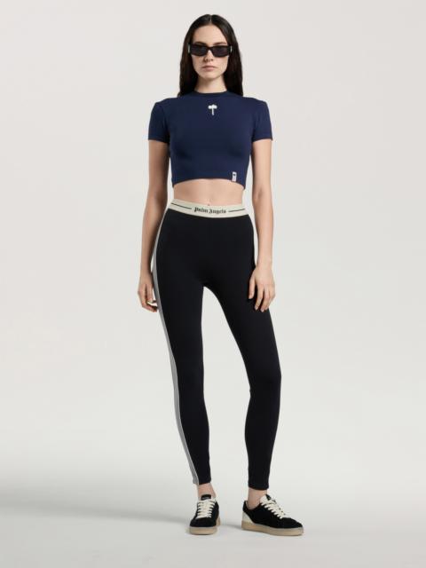 Palm Angels Logo Colour-Block Active Leggings