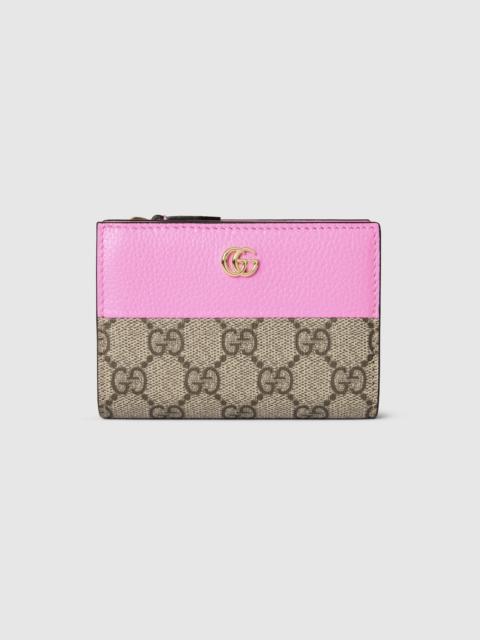GUCCI Bi-color GG Marmont small wallet