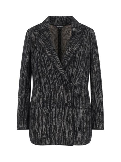 ジャケット GIORGIO ARMANI GIACCA PUNTO TRAMATO FIN 14 GIORGIO ARMANI GIACCA PUNTO TRAMATO FIN 14