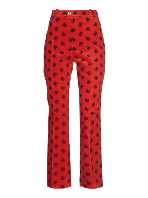 Chloé Red Women's Casual Pants