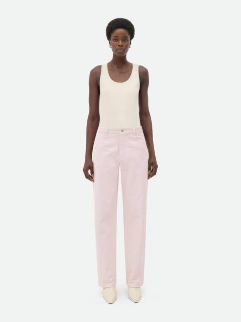 Bottega Veneta Pink Wash Wide Leg Denim