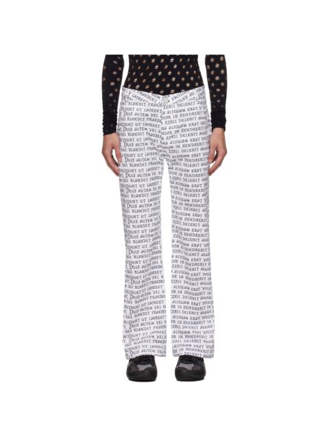 MAISIE WILEN White Nebula Trousers