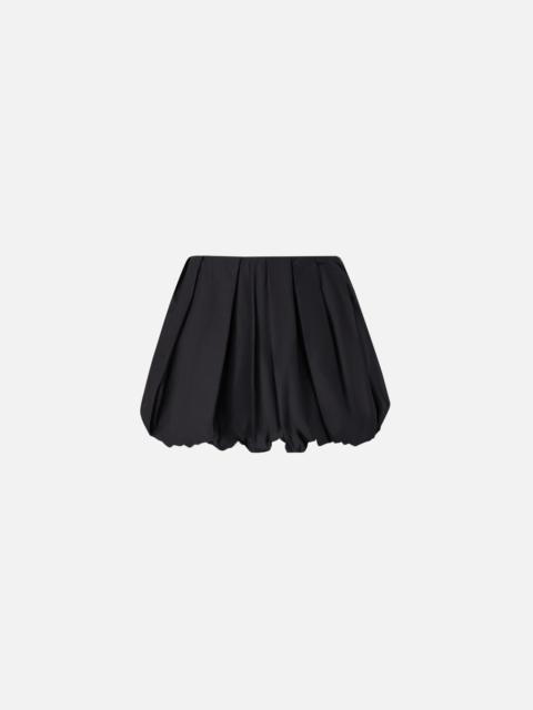 PINKO PLEATED POPLIN MINI BALLOON SKIRT