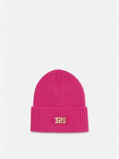 VERSACE Greca Ribbed Beanie